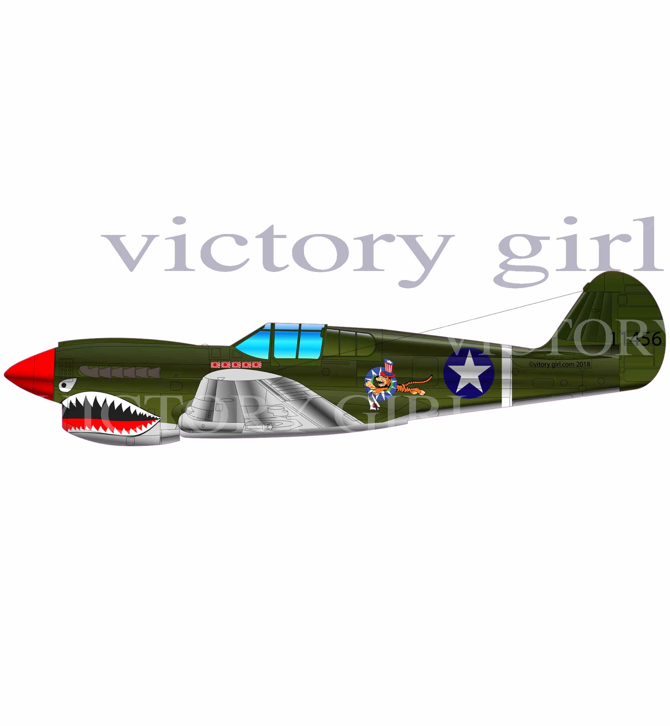 Scott P40N Vinyl Decal Sticker