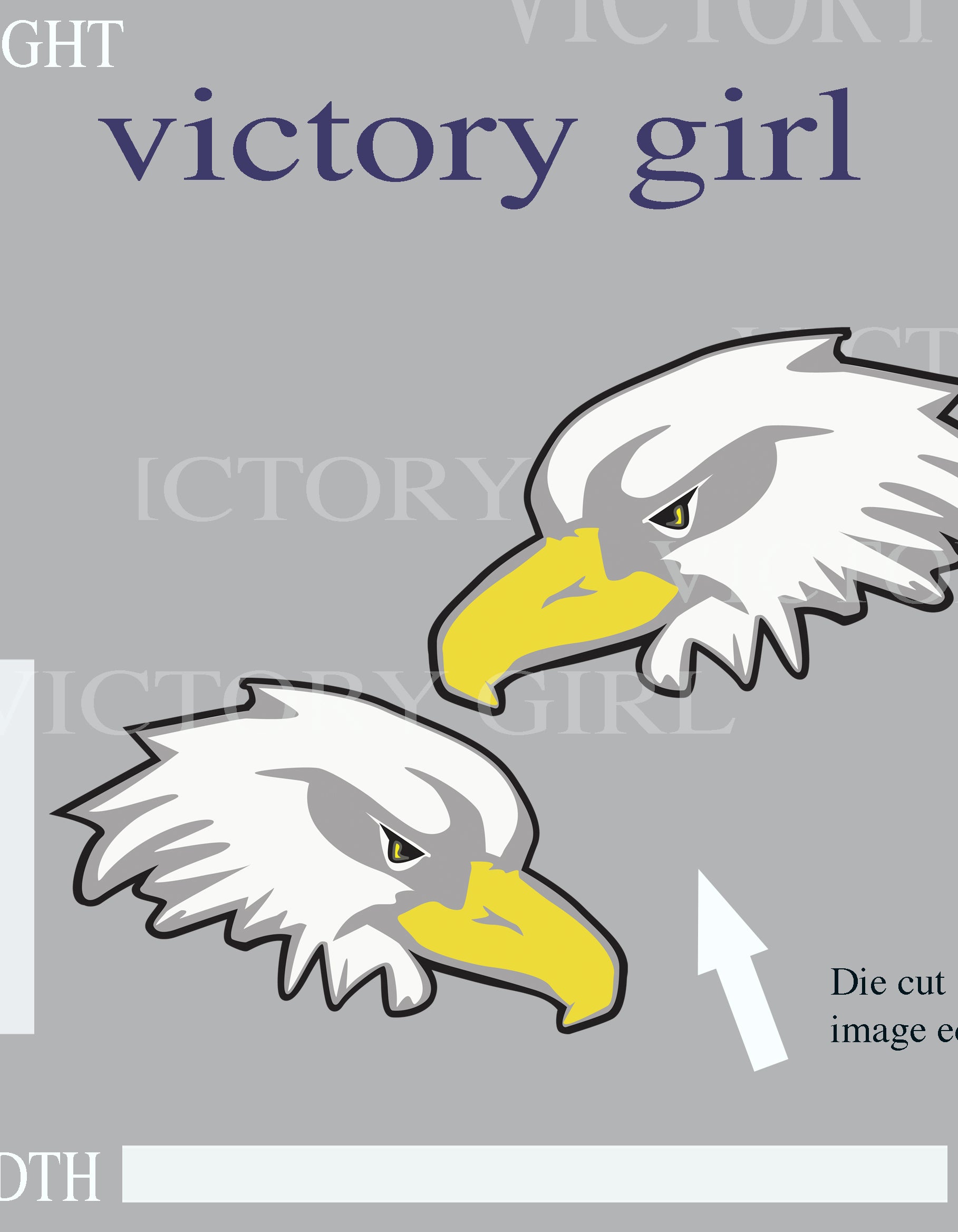 Eagle Head Vinyl Decal Sticker