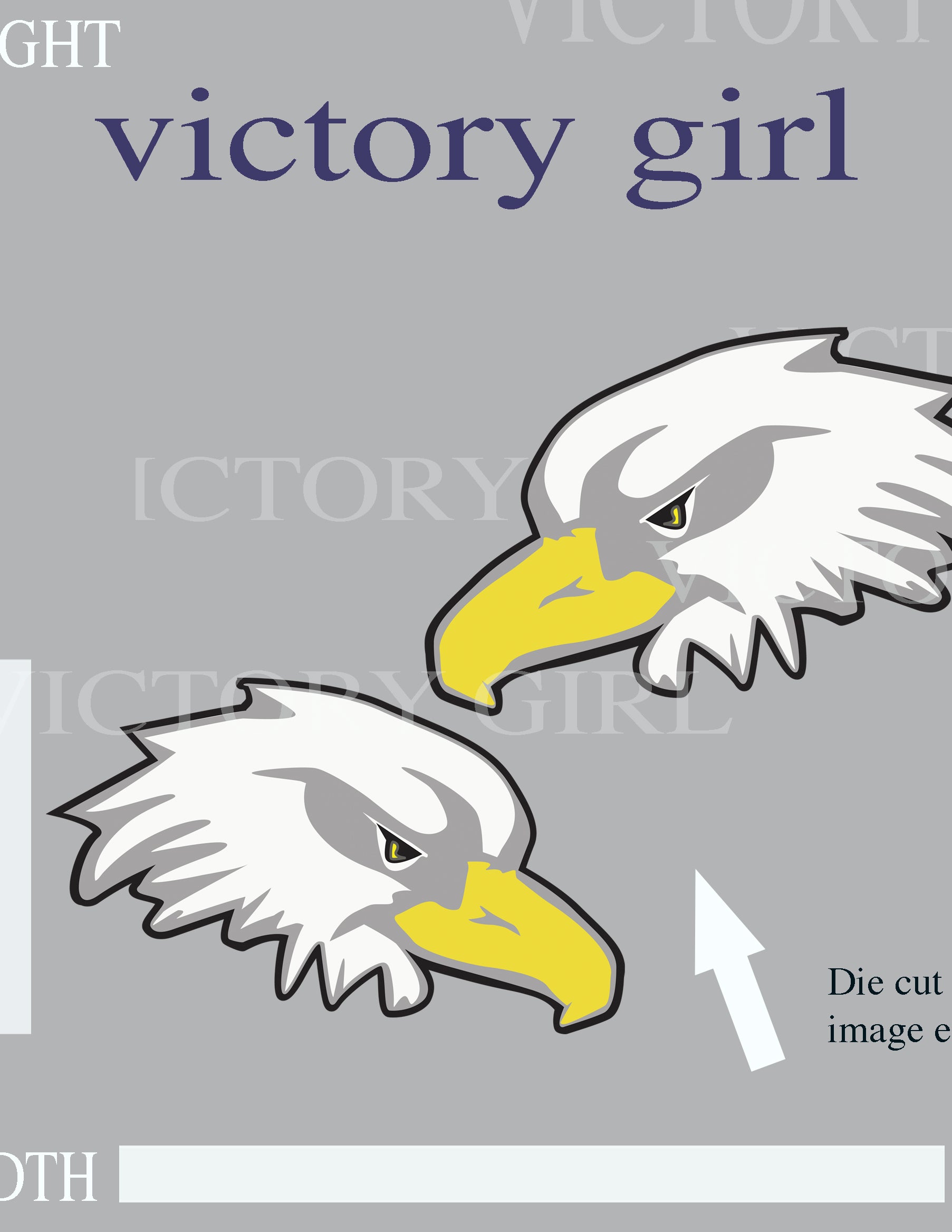 Eagle Head Vinyl Decal Sticker