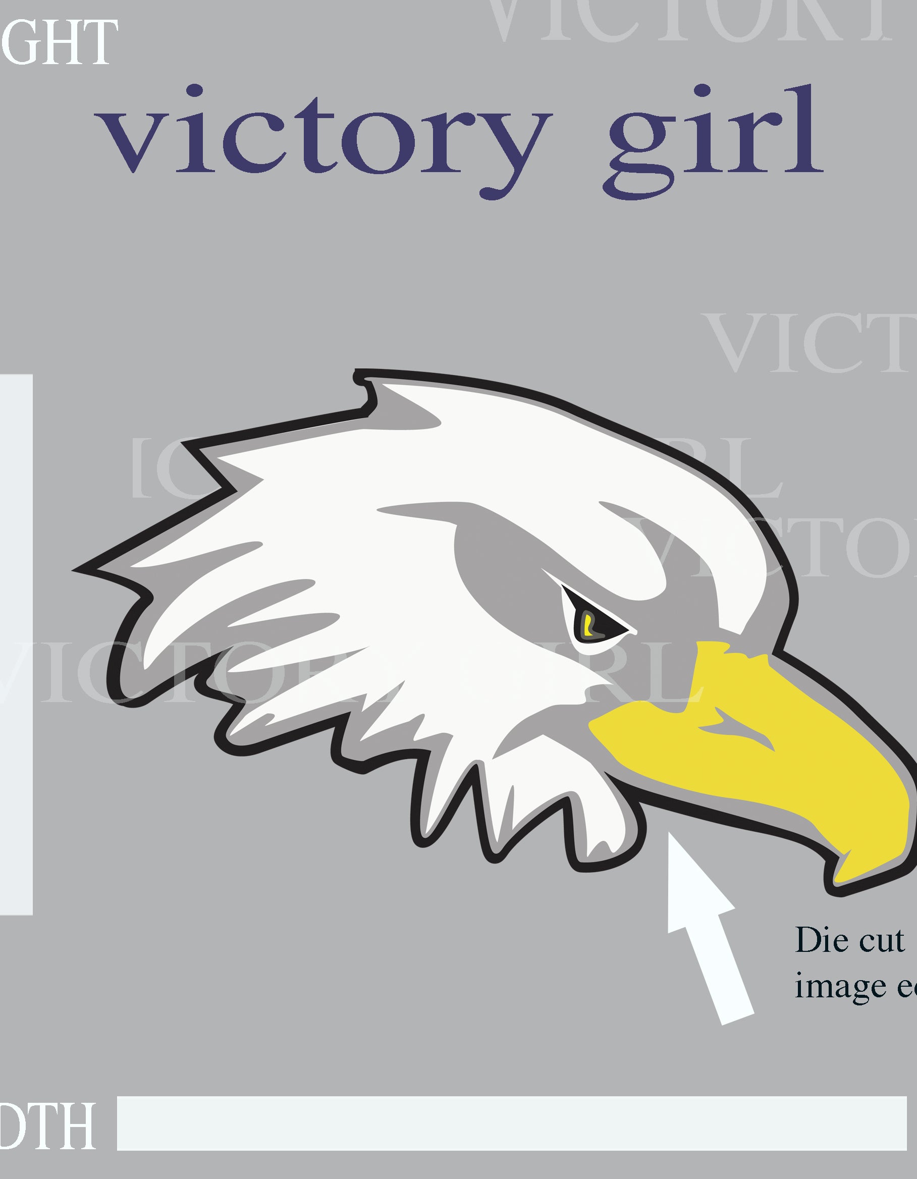 Eagle Head Vinyl Decal Sticker