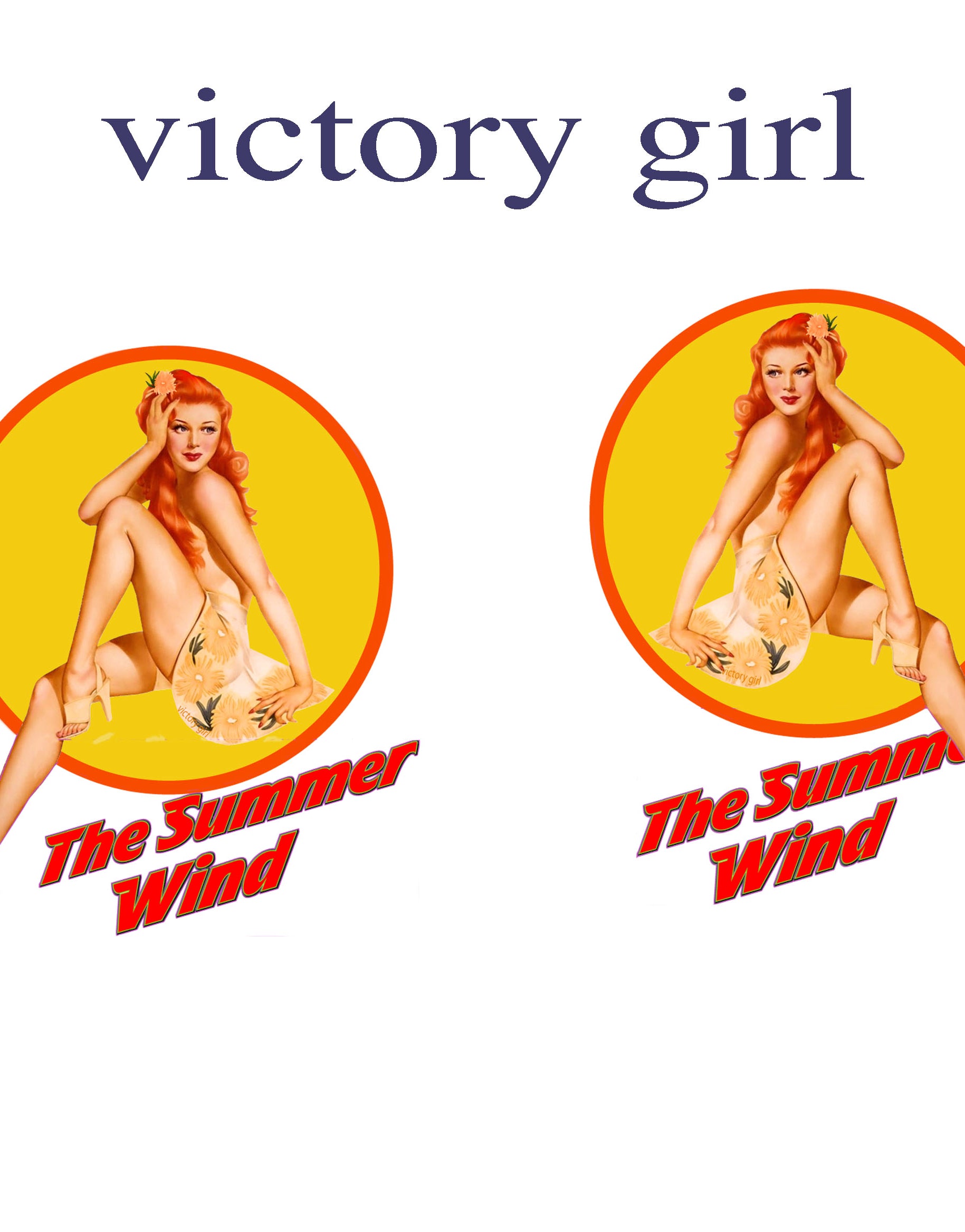 Summer Wind Vinyl Decal Sticker