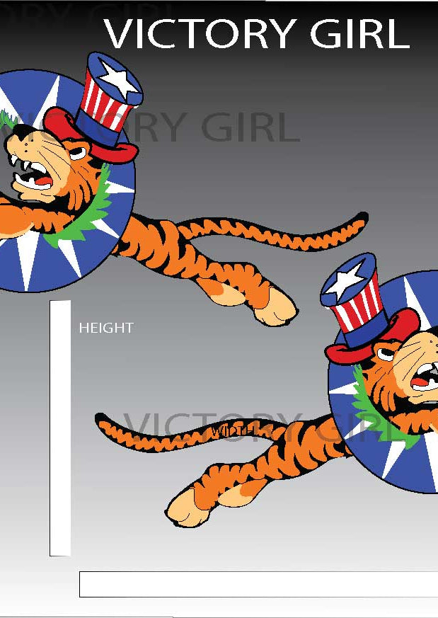 23rd Fighter Group AVG Tiger Vinyl Decal Sticker