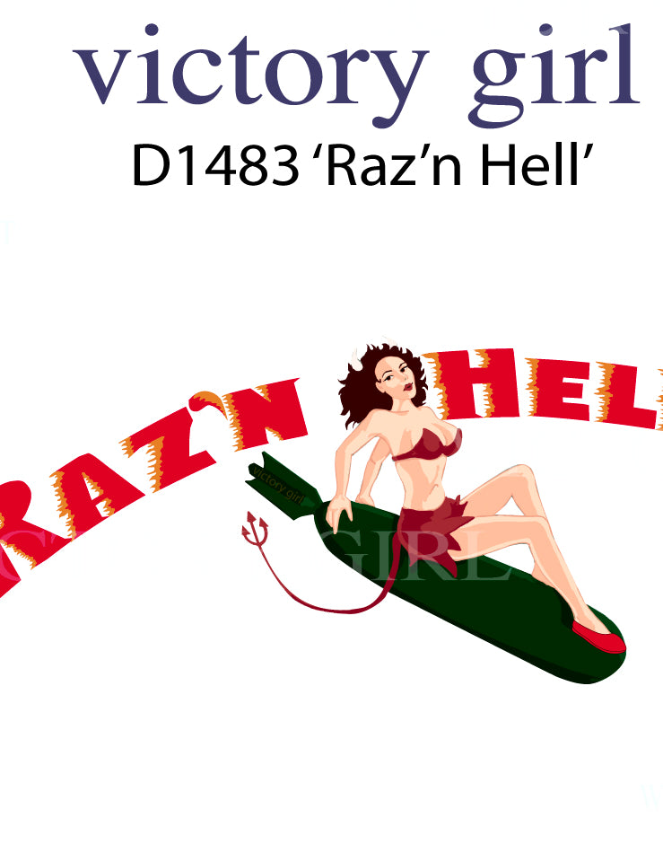 'Raz'n Hell' Vinyl Decal Sticker