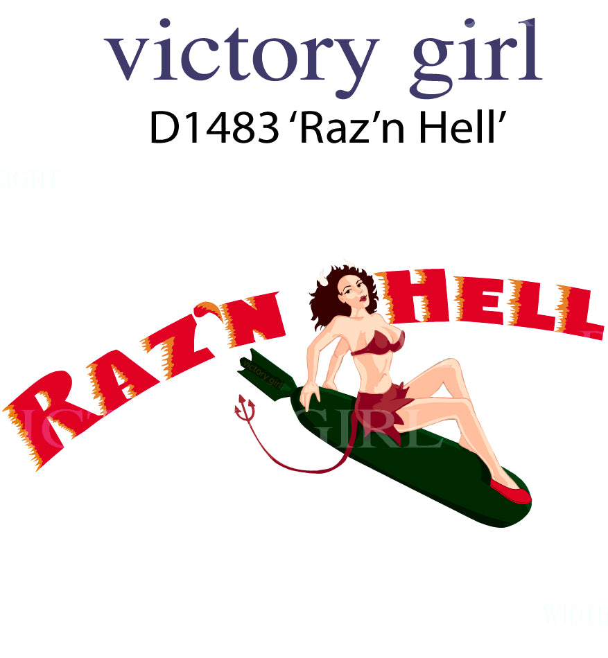 'Raz'n Hell' Vinyl Decal Sticker