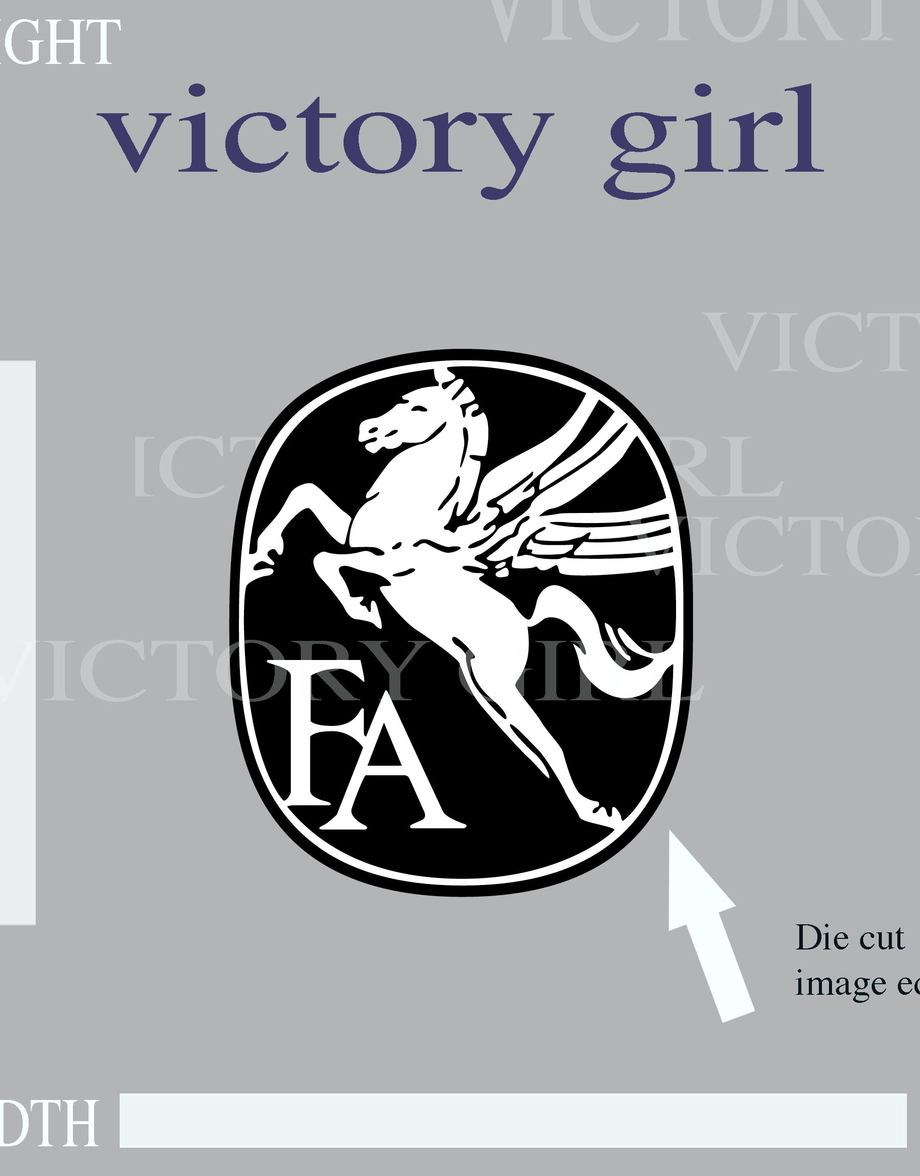 Fairchild Aircraft Logo Vinyl Decal Sticker