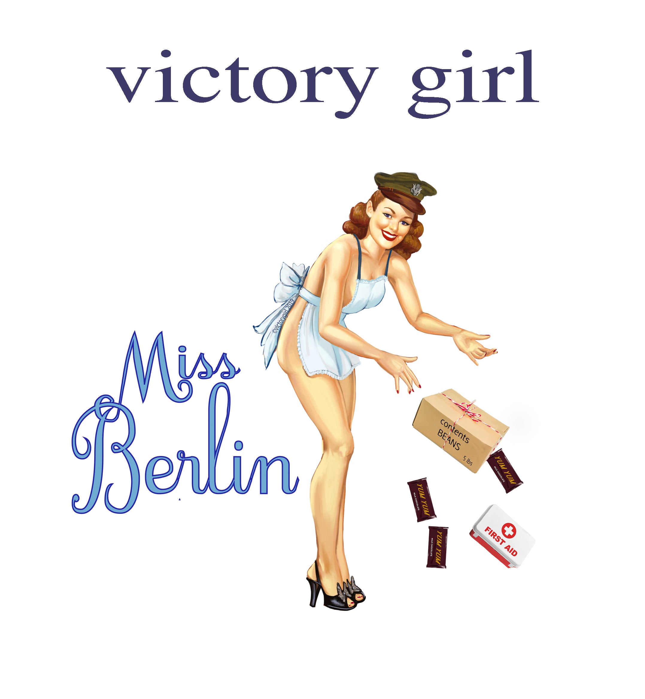 Miss Berlin Vinyl Decal Sticker
