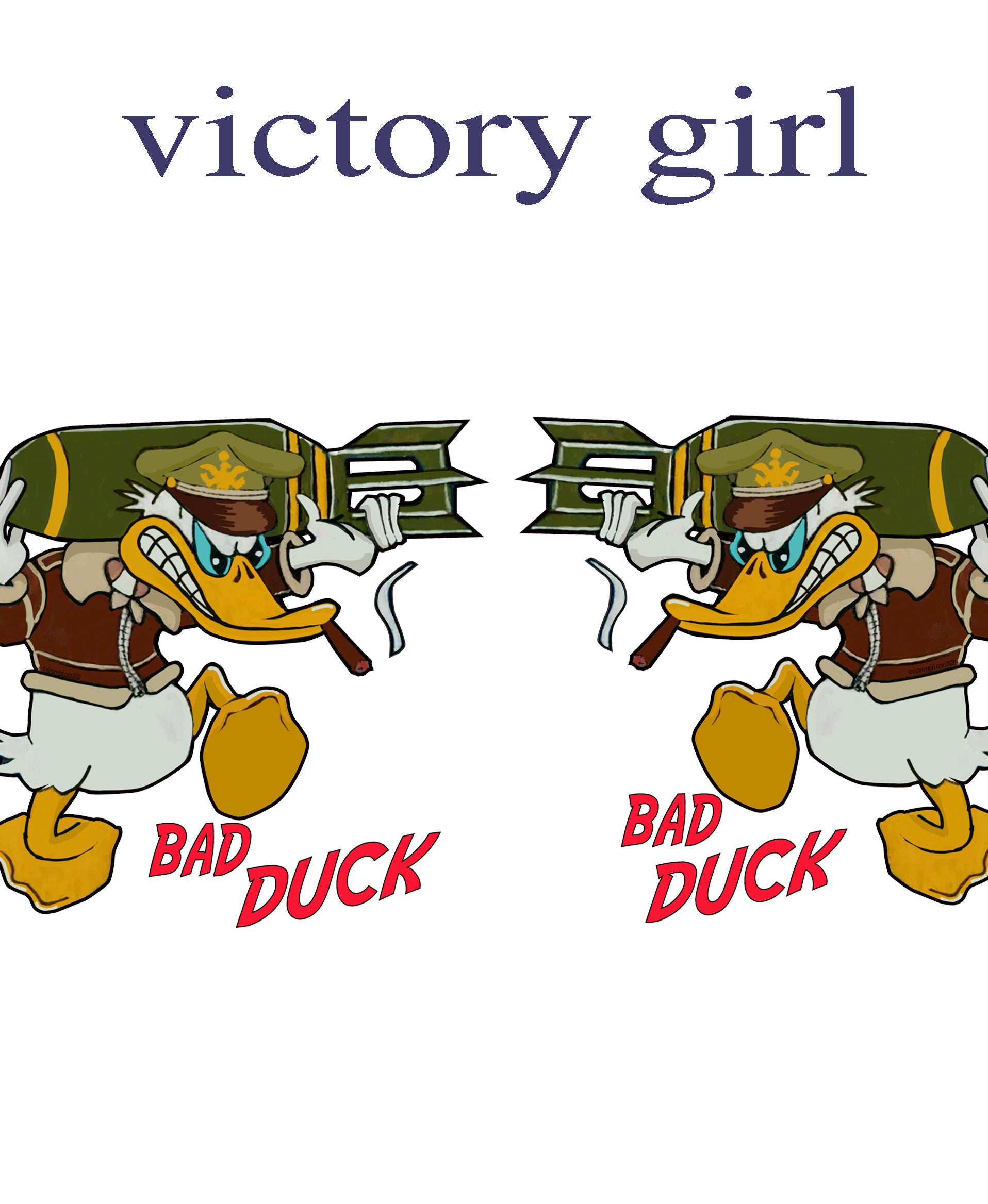 Bad DUCK Vinyl Decal Sticker