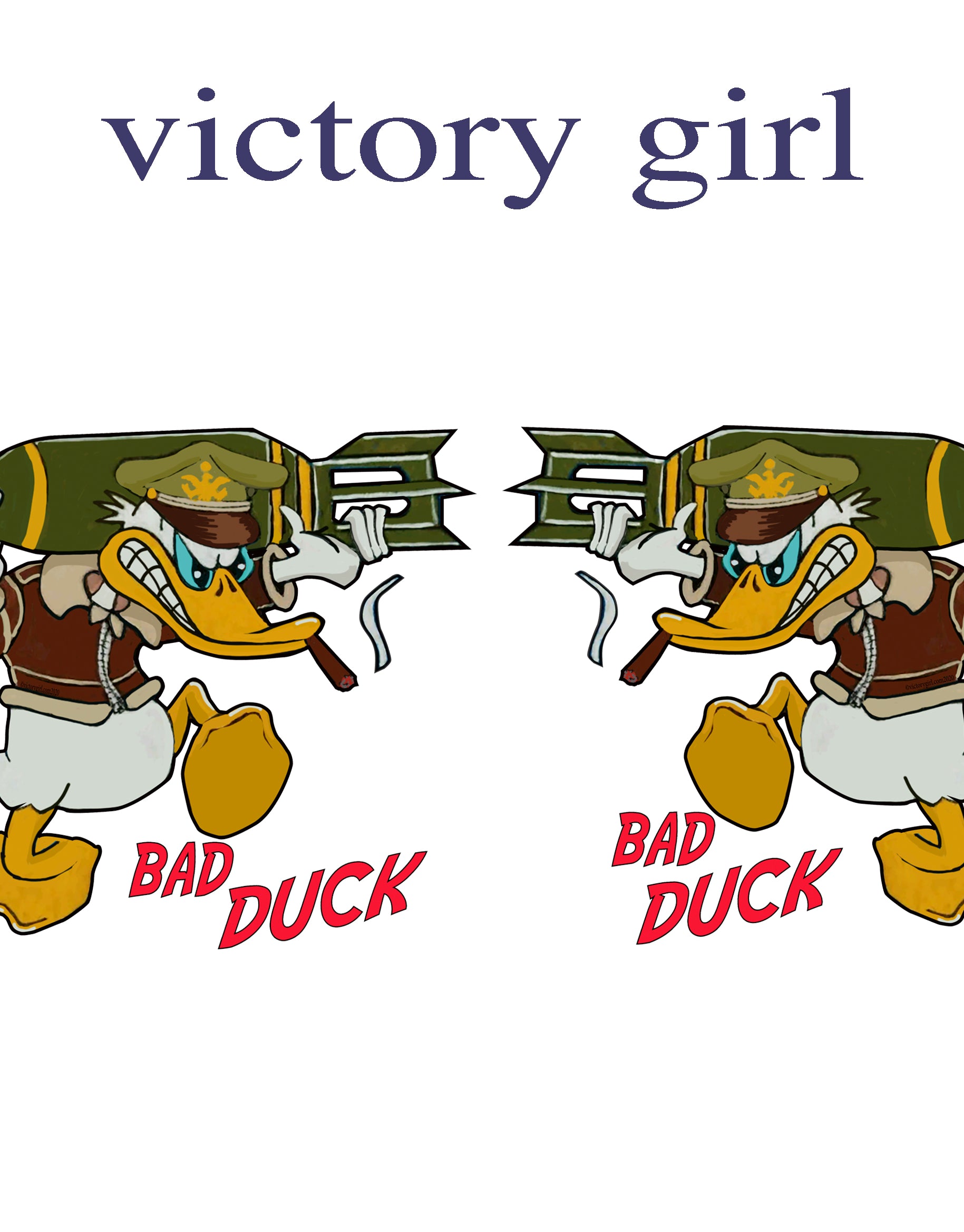 Bad DUCK Vinyl Decal Sticker