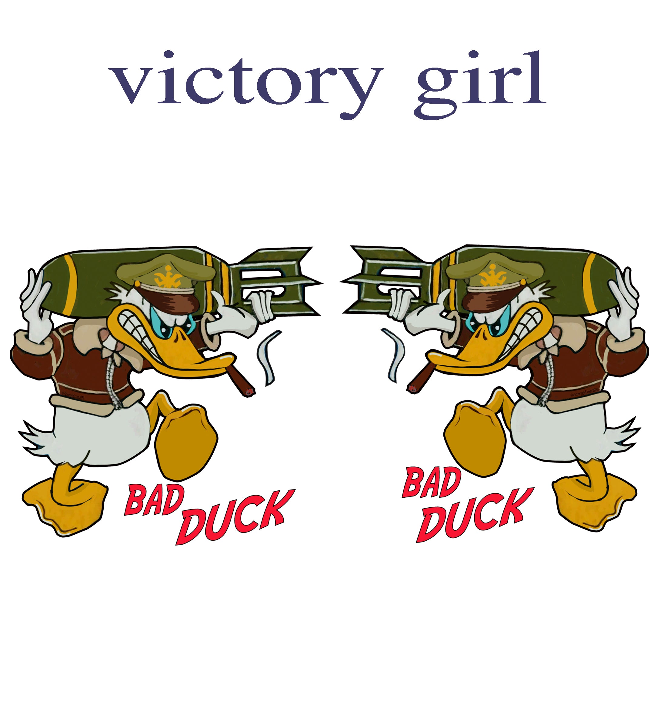 Bad DUCK Vinyl Decal Sticker