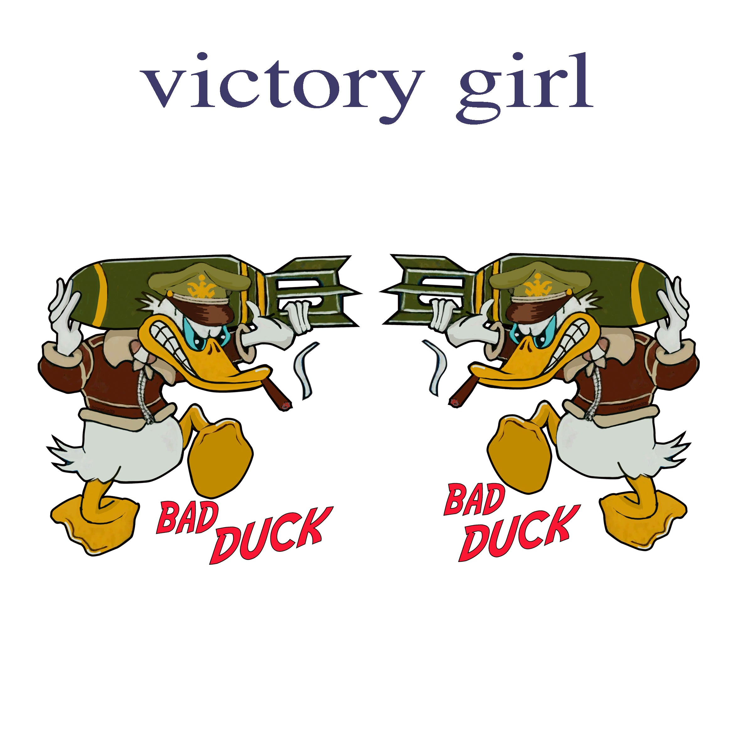 Bad DUCK Vinyl Decal Sticker