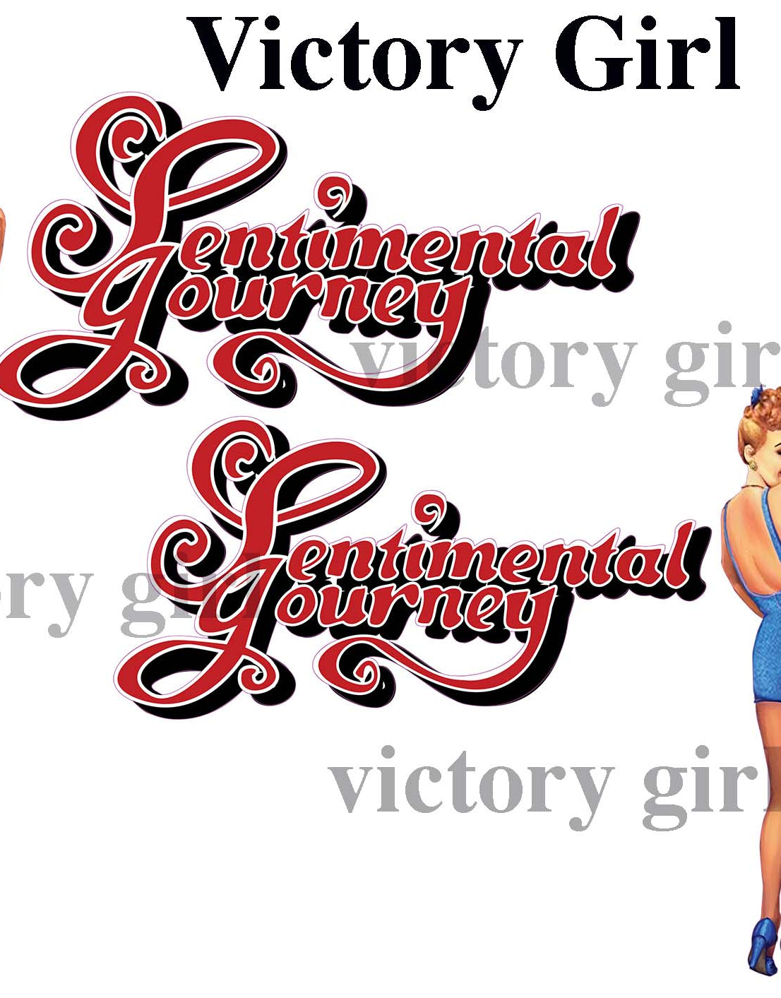 Sentimental Journey Vinyl Decal Sticker