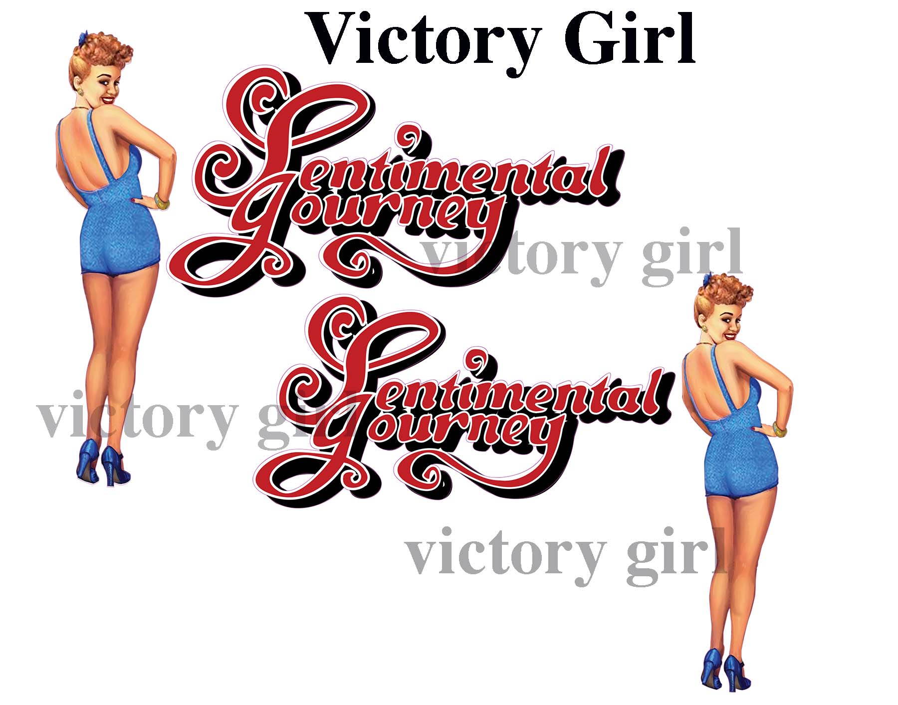 Sentimental Journey Vinyl Decal Sticker