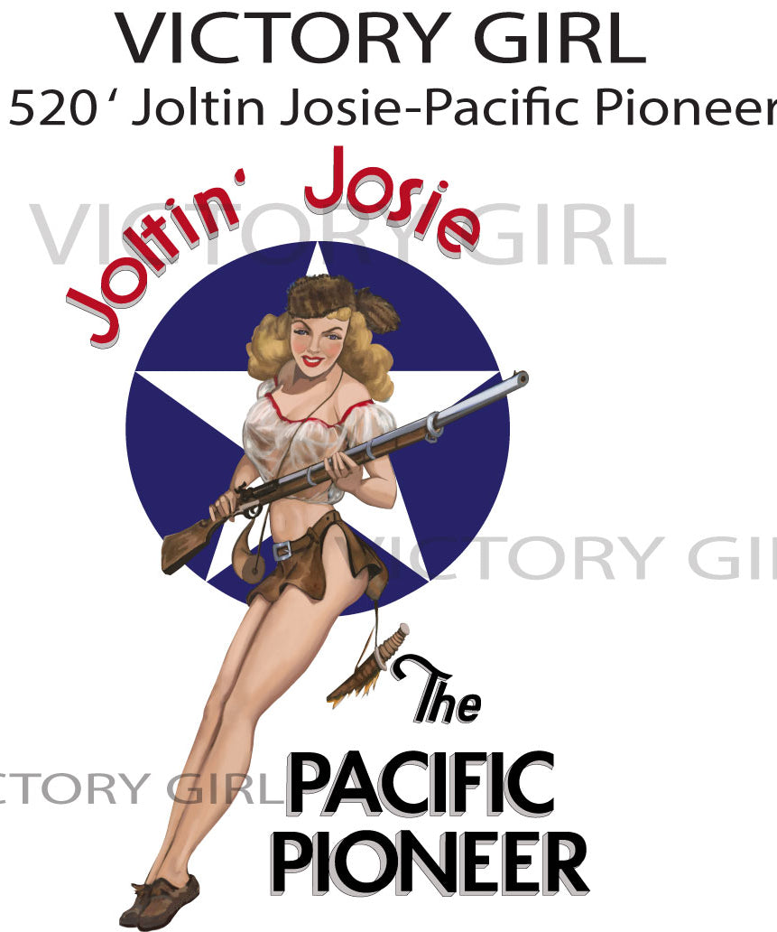 Joltin Josie-Pacific Pioneer Vinyl Decal Sticker