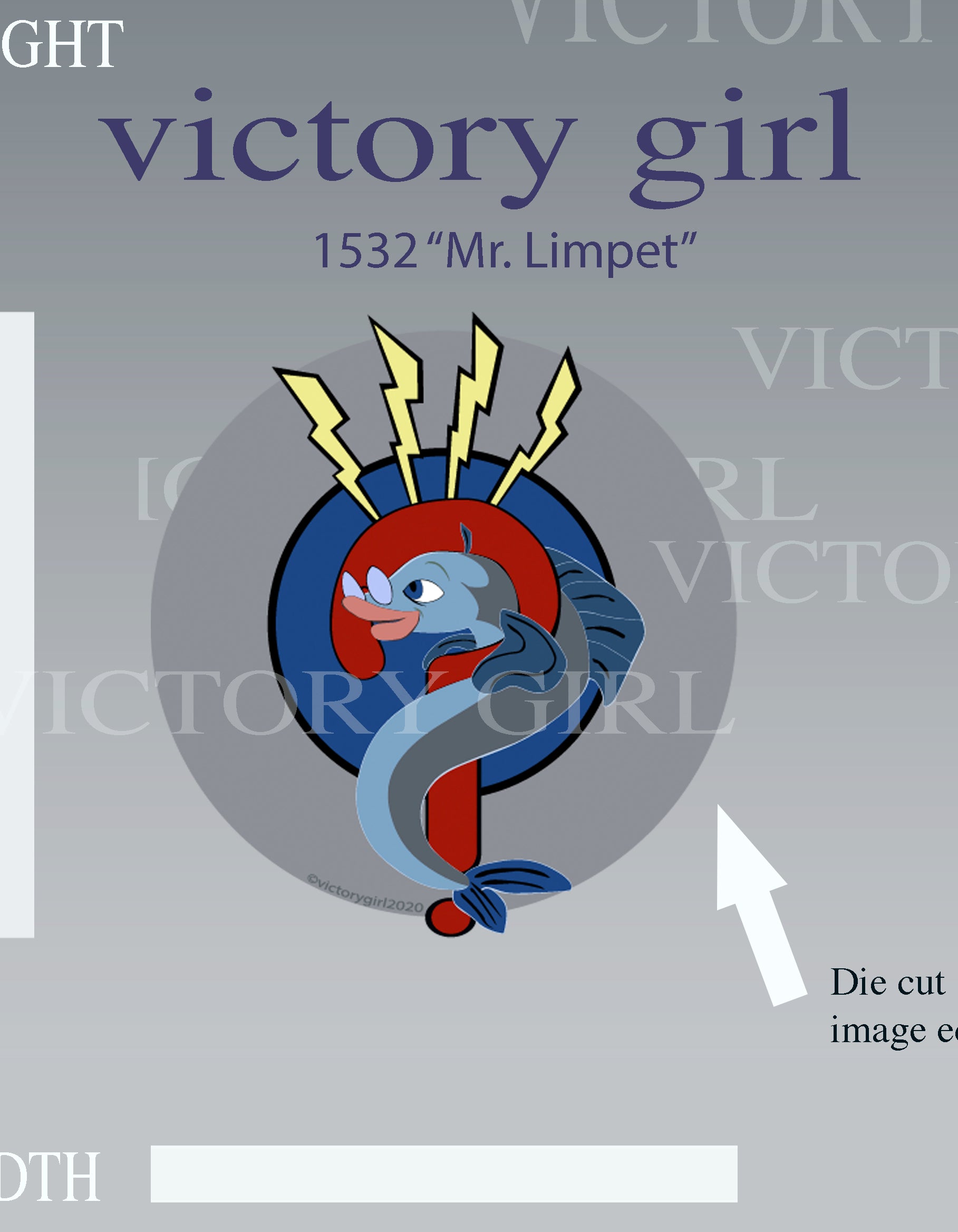 Mr. Limpet Vinyl Decal Sticker