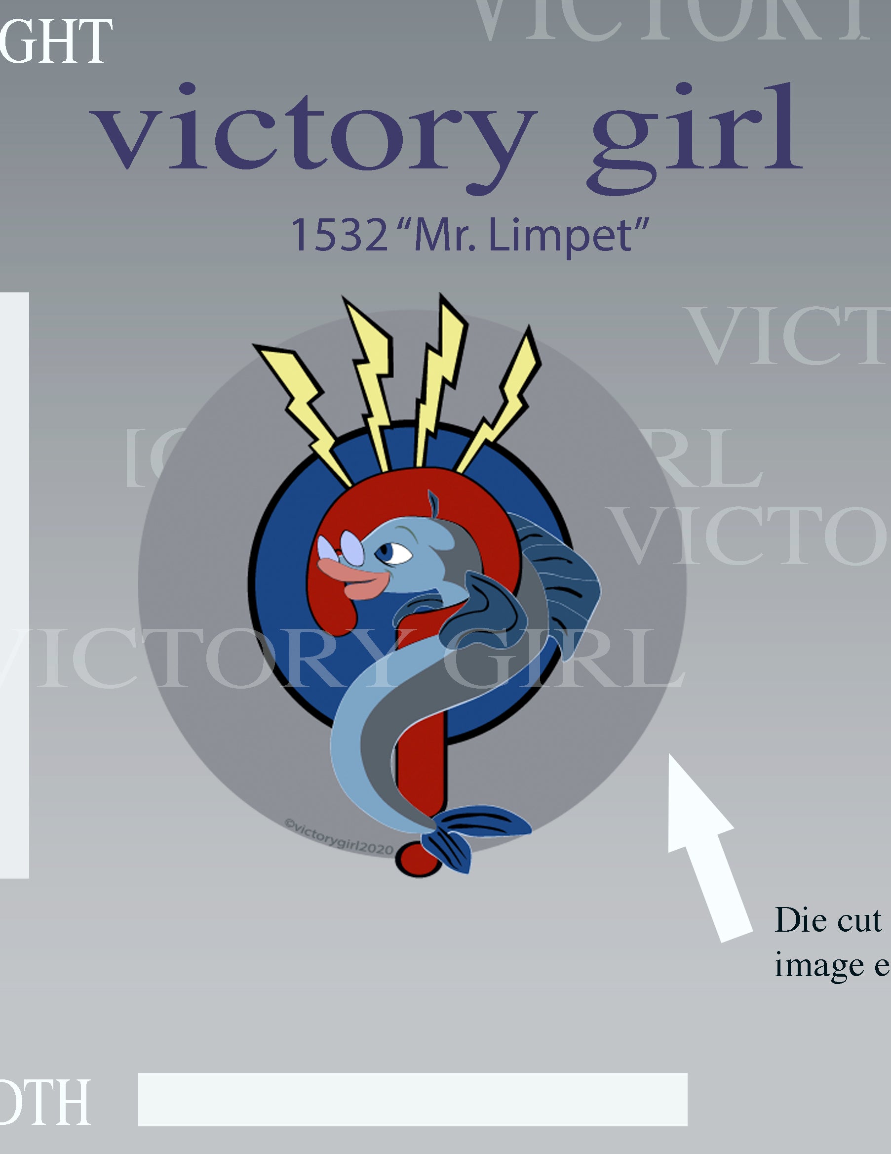 Mr. Limpet Vinyl Decal Sticker