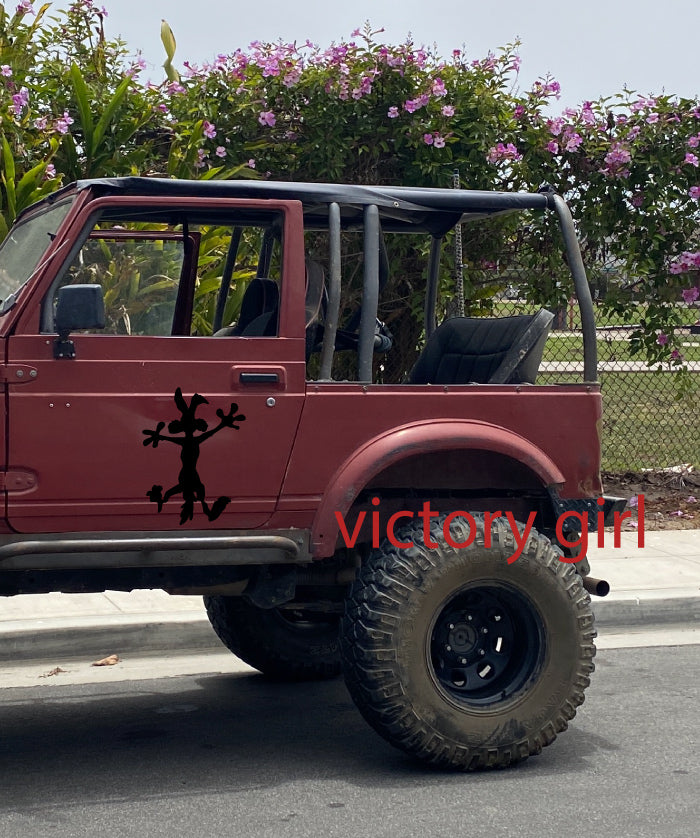 Coyote Splat Vinyl Decal Sticker