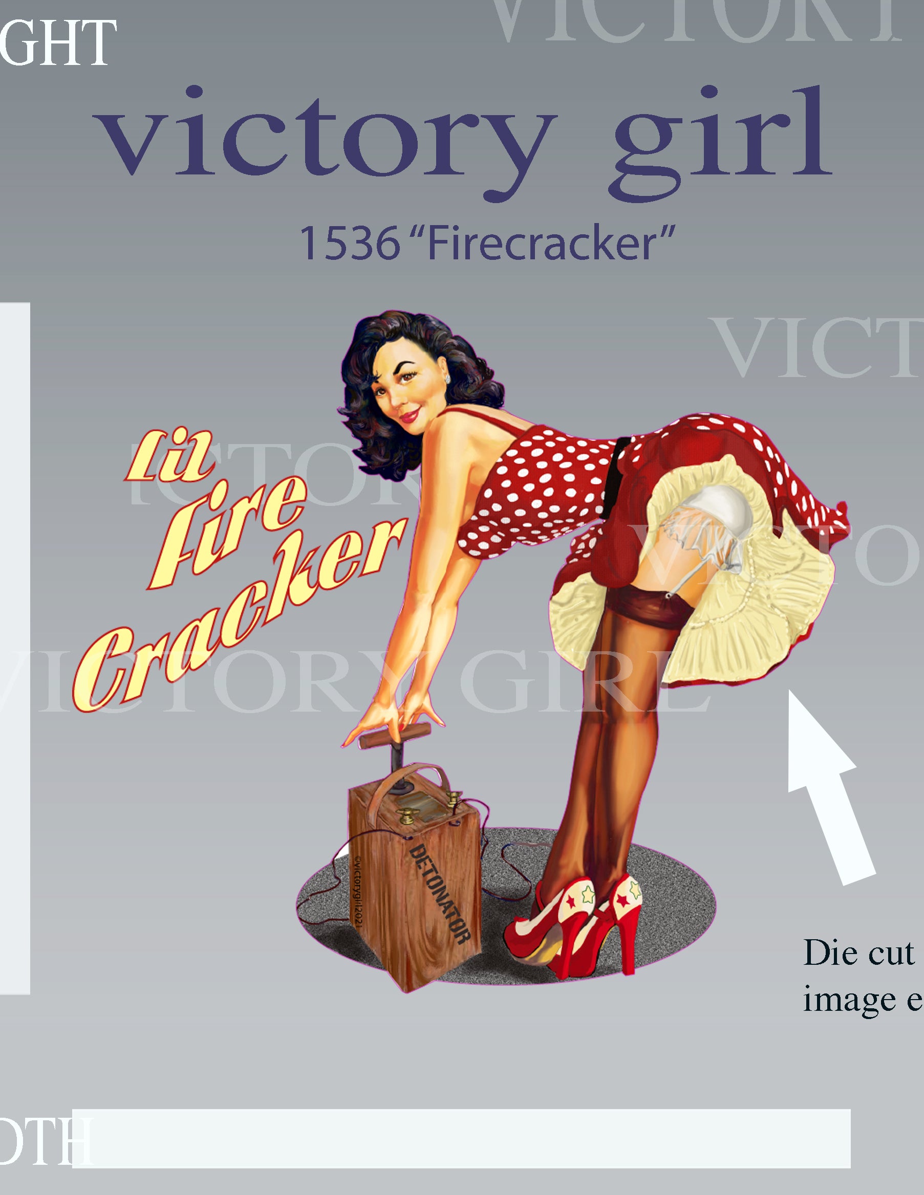 Lil Firecracker Vinyl Decal Sticker