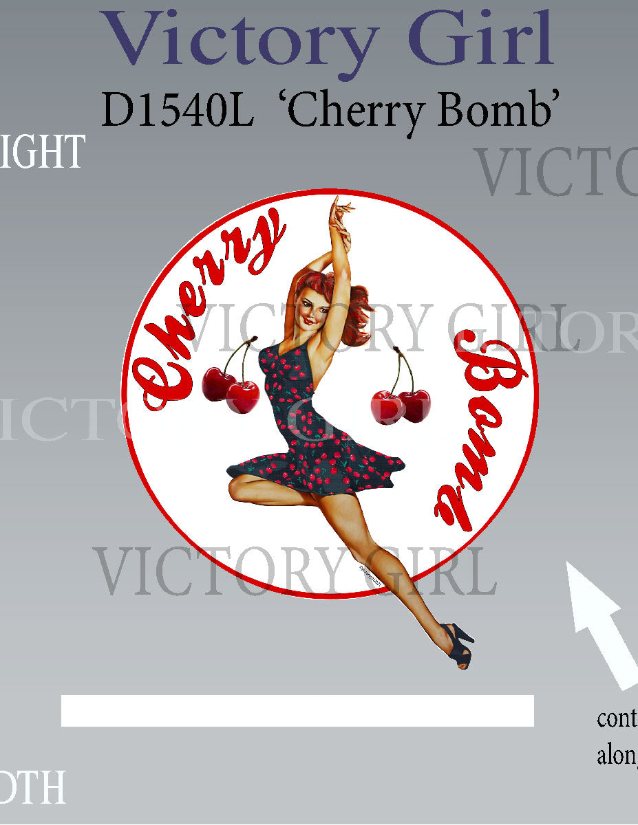 'Cherry Bomb' Vinyl Decal Sticker