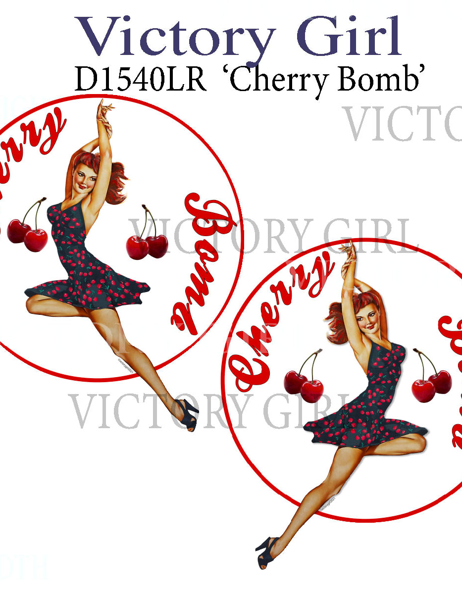 'Cherry Bomb' Vinyl Decal Sticker