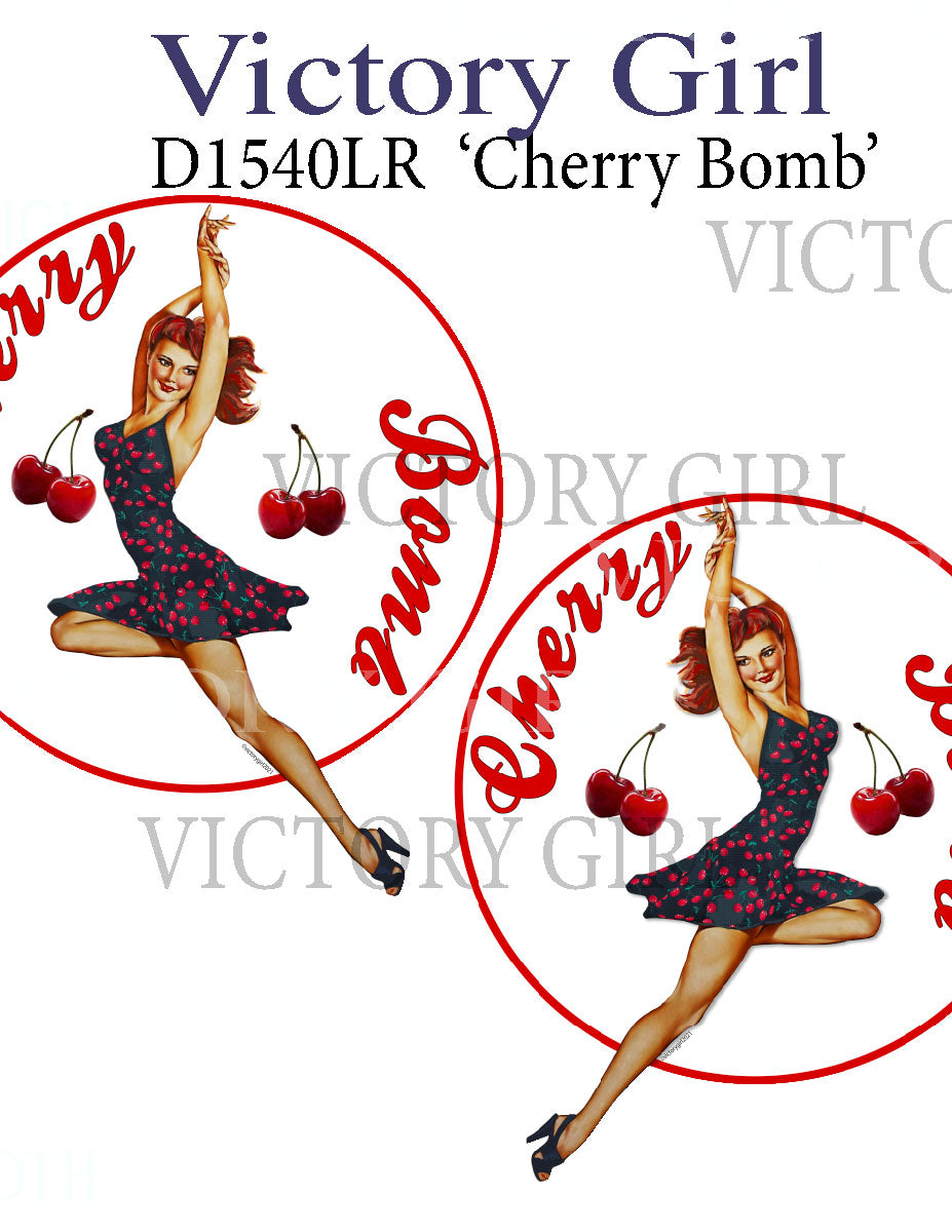 'Cherry Bomb' Vinyl Decal Sticker