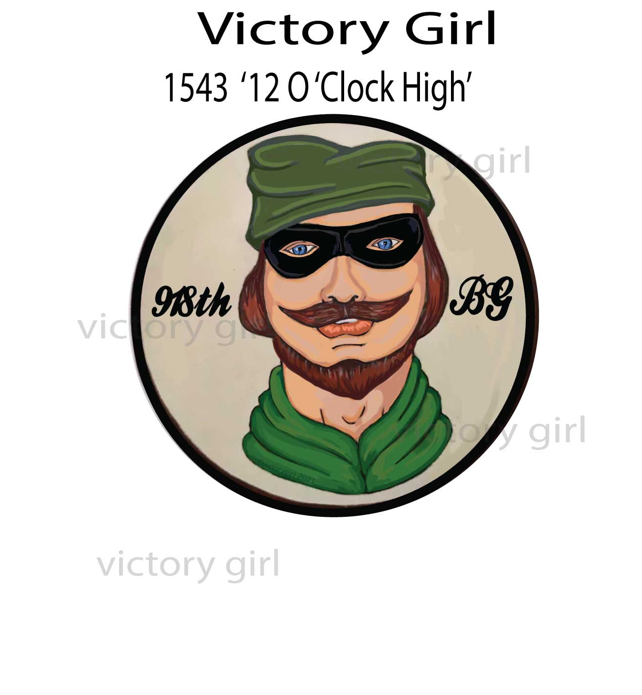 12 O'clock High Vinyl Decal Sticker