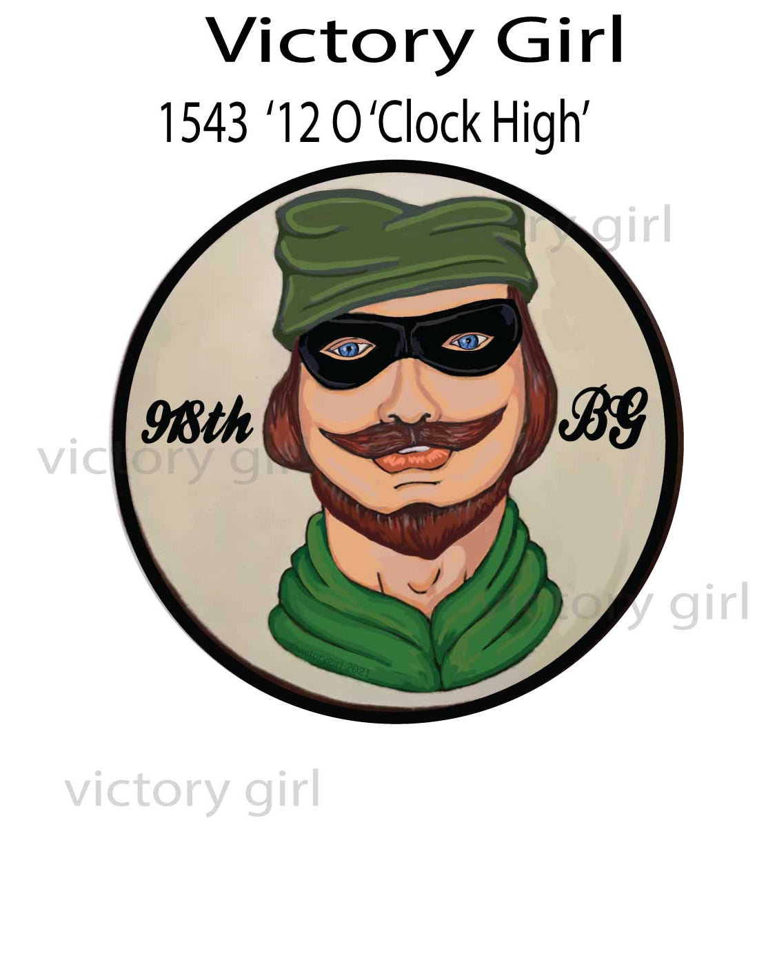 12 O'clock High Vinyl Decal Sticker