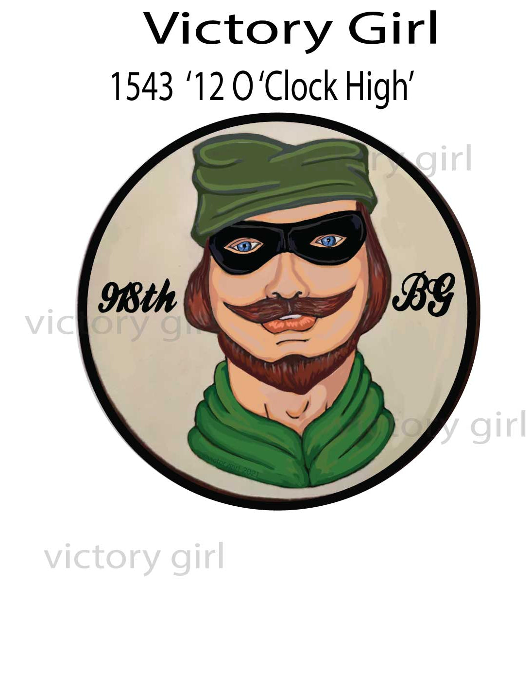 12 O'clock High Vinyl Decal Sticker