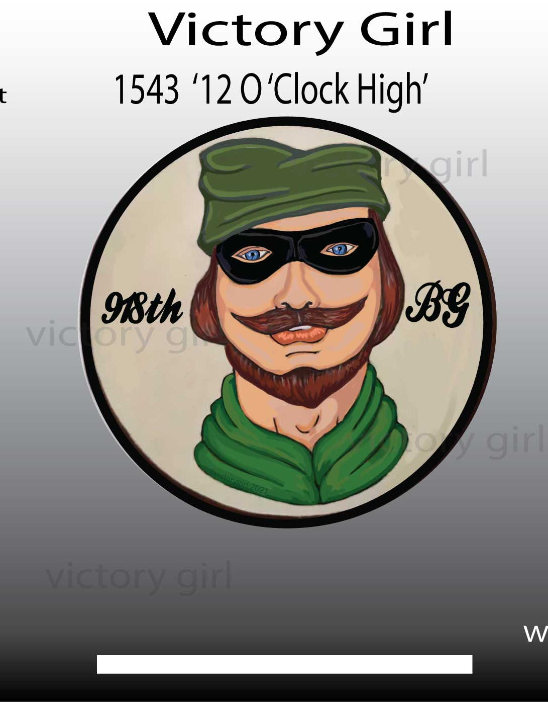 12 O'clock High Vinyl Decal Sticker