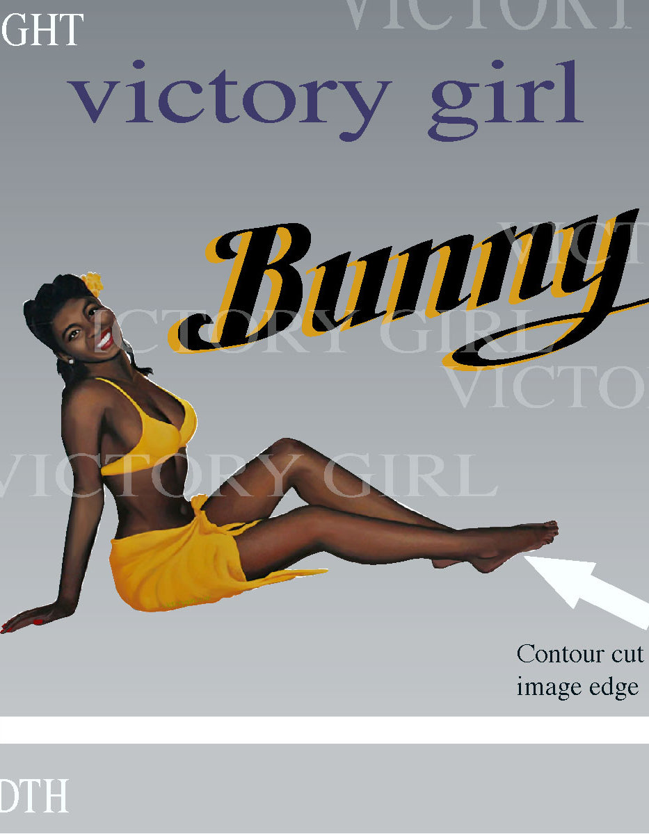'Bunny' Vinyl Decal Sticker