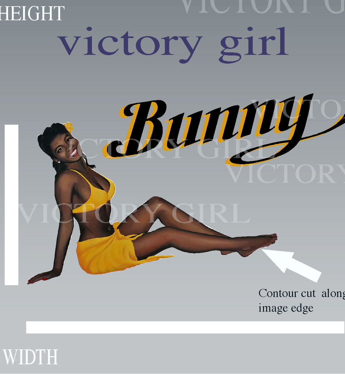 'Bunny' Vinyl Decal Sticker