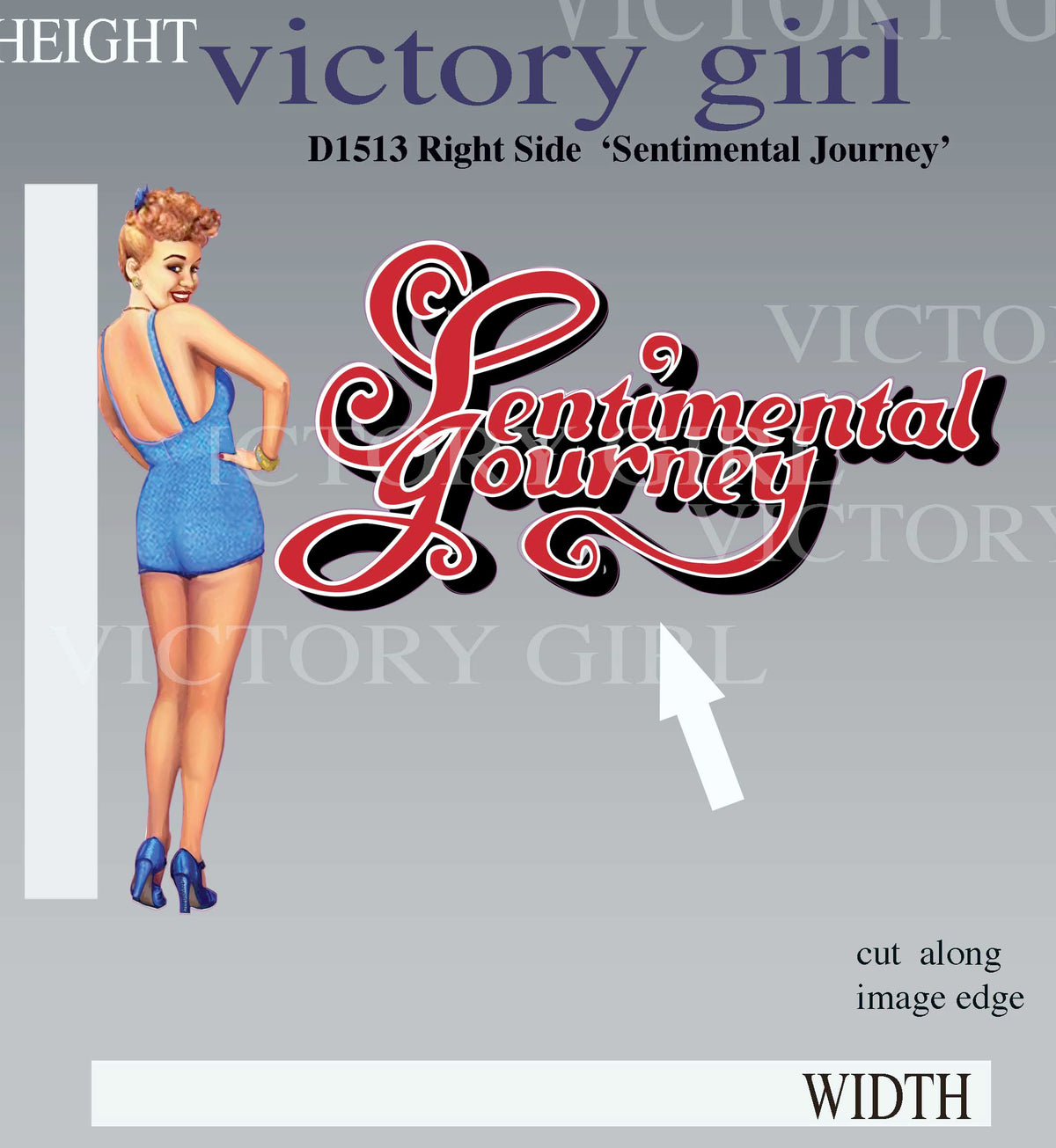 Sentimental Journey Vinyl Decal Sticker