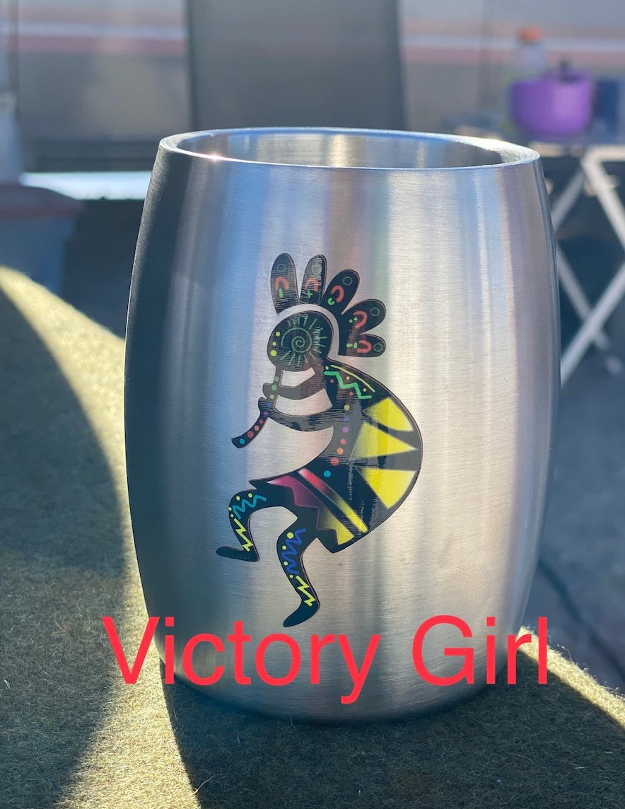 Colorful Kokopelli-3 Set Vinyl Decal Sticker