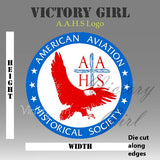 American Aviation Historical Society Logo Vinyl Decal Sticker