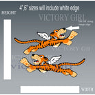 AVG Tiger Vinyl Decal Sticker