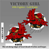 65th Fighter Squadron Insignia Vinyl Decal Sticker