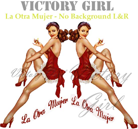 La Otra Mujer - no background Vinyl Decal Sticker