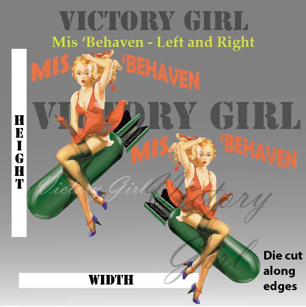 MisBehaven - with bomb Vinyl Decal Sticker