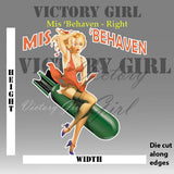 MisBehaven - with bomb Vinyl Decal Sticker