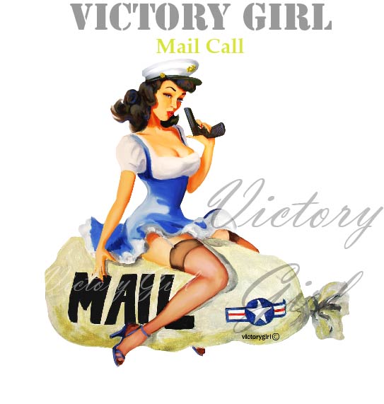 Mail Call Nose Art Vinyl Decal Sticker