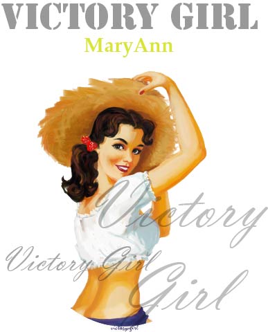 MaryAnn Nose Art Vinyl Decal Sticker