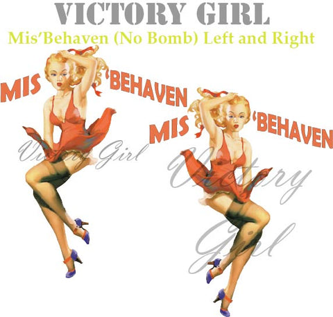 MisBehaven - No Bomb Vinyl Decal Sticker