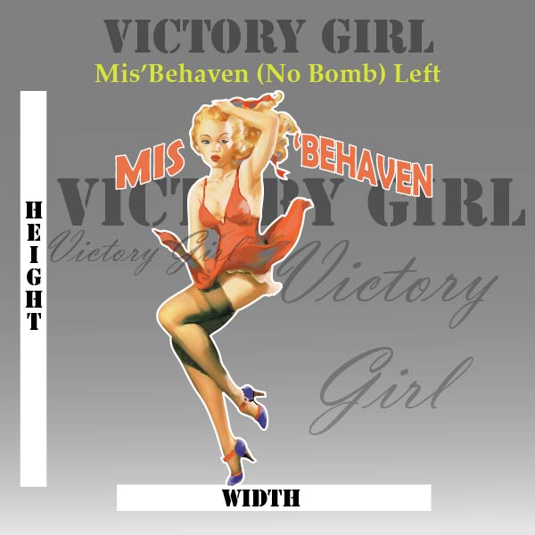 MisBehaven - No Bomb Vinyl Decal Sticker