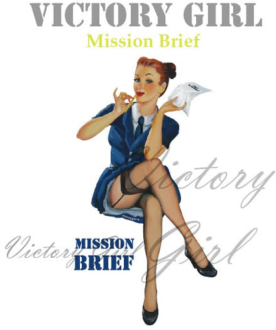 Mission Brief - no Background Vinyl Decal Sticker
