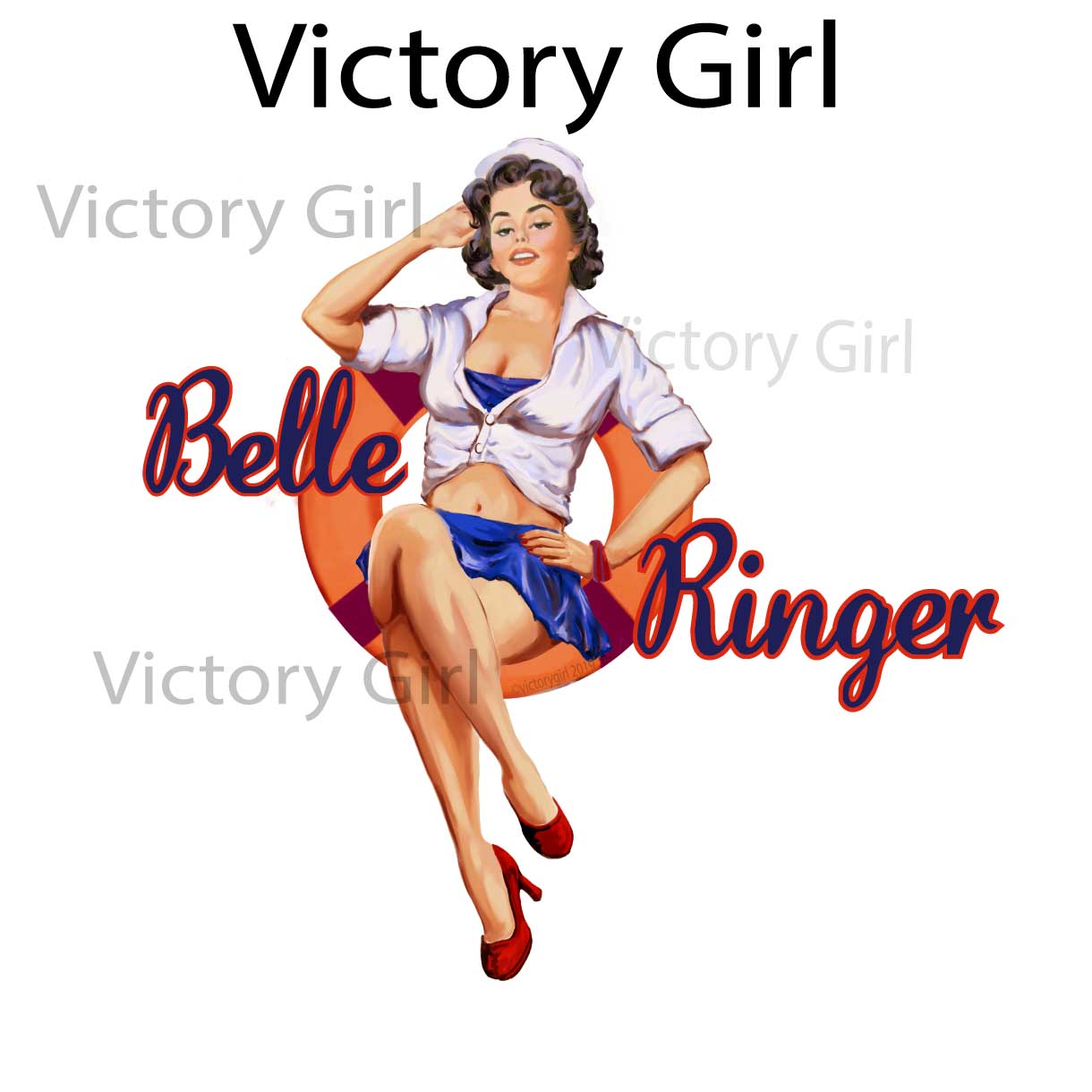 Belle Ringer Vinyl Decal Sticker