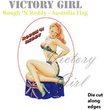 Rough Reddy - with Australian Flag Vinyl Decal Sticker