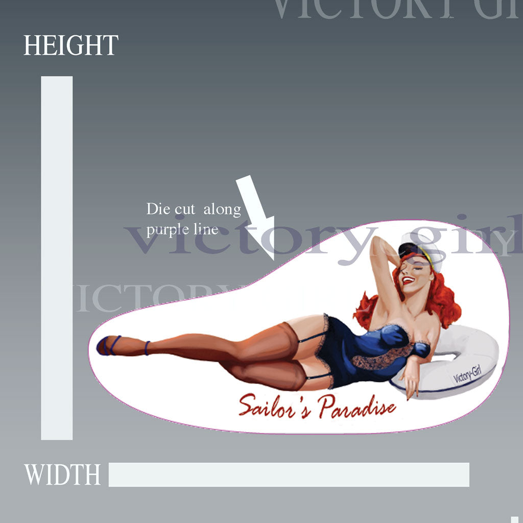 Sailor's Paradise Vinyl Decal Sticker