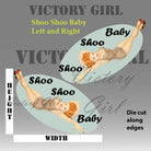 Shoo Shoo Baby Nose Art Vinyl Decal Sticker