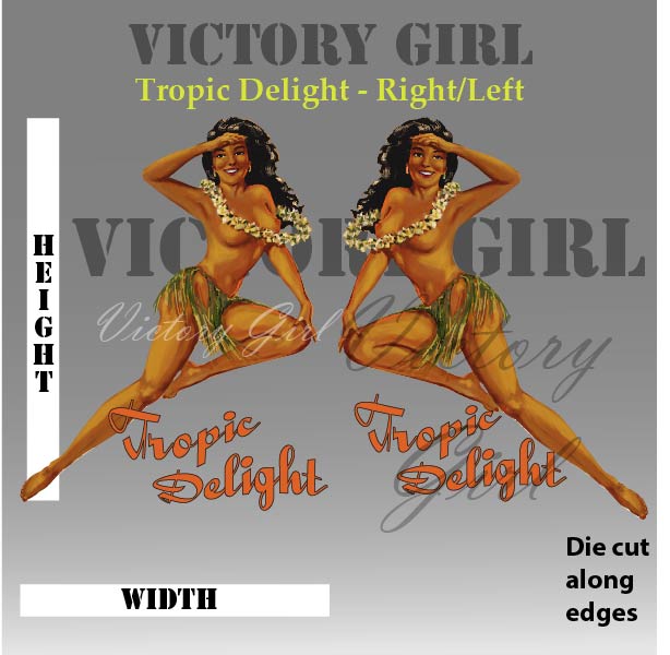 Tropic Delight Vinyl Decal Sticker