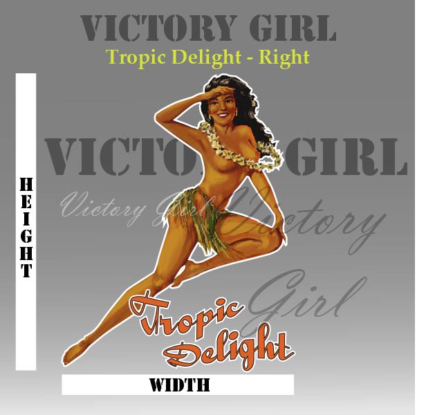 Tropic Delight Vinyl Decal Sticker