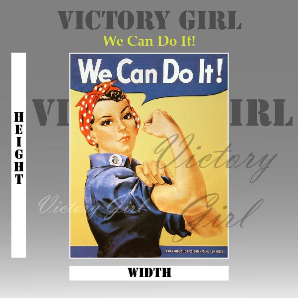We Can Do It Vinyl Decal Sticker
